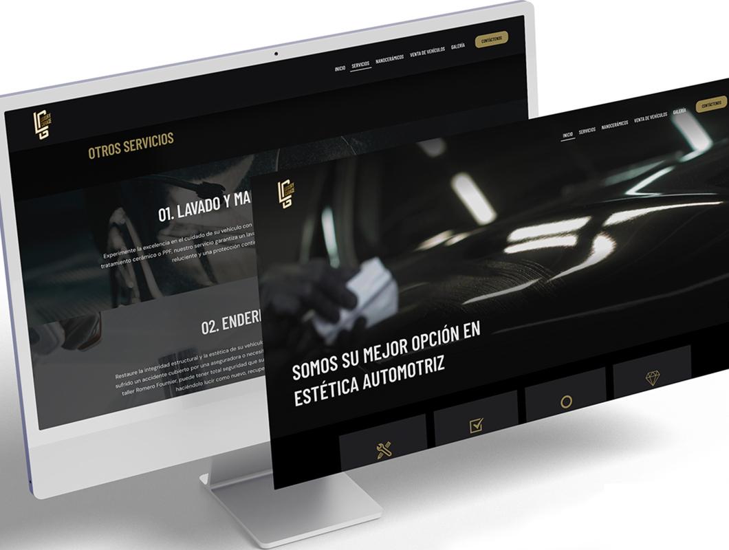 web luxury garage screen